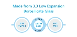 Borosil® Bottles BOD 300mL